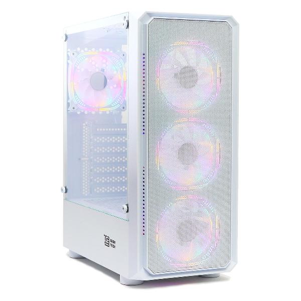 Корпус для компьютера BaseTech BT-GFX-03W-MESH-4F-RGB