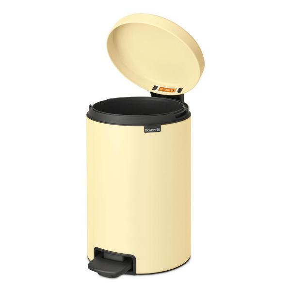 Ведро Brabantia NewIcon 12л ванильно-желтый 233807