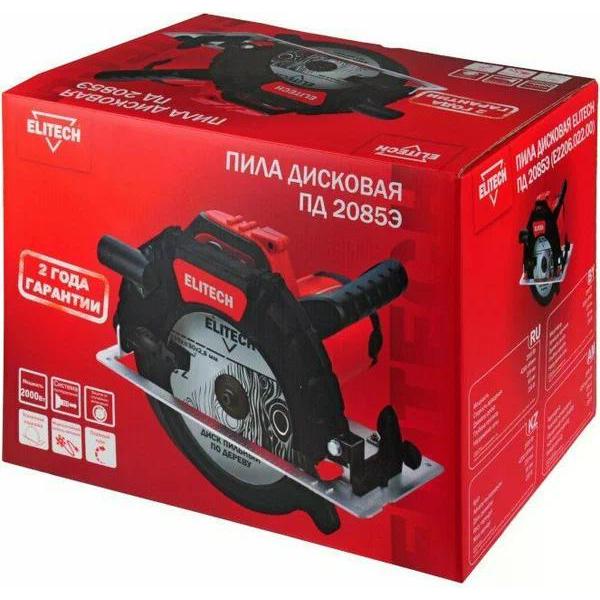 Электропила циркулярная Elitech ПД 2085Э (E2206.022.00)