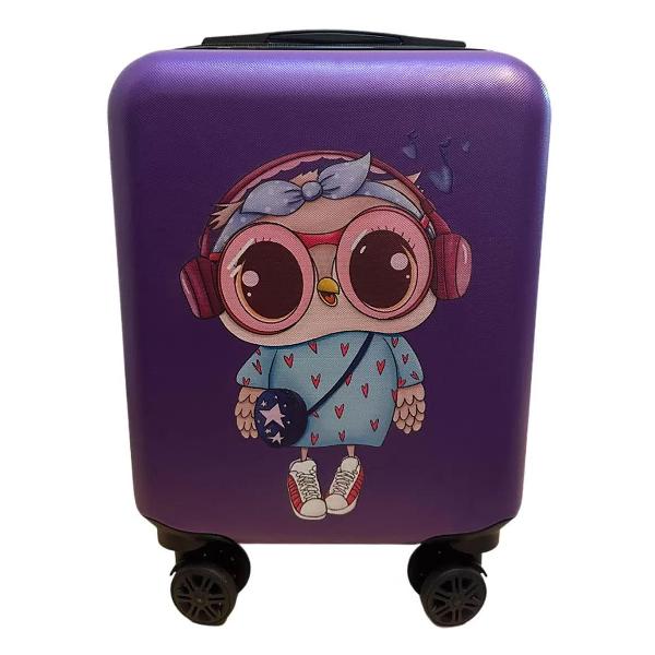 Чемодан Lats 16" Сова фиолетовый (арт. 678) фото