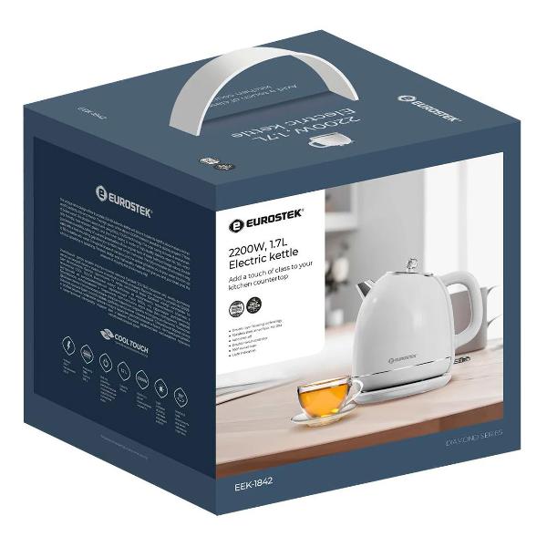 Электрочайник Eurostek EEK-1842 белый