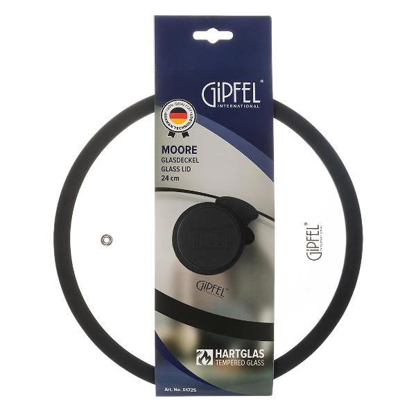 Крышка стеклянная Gipfel Moore, 24 см
