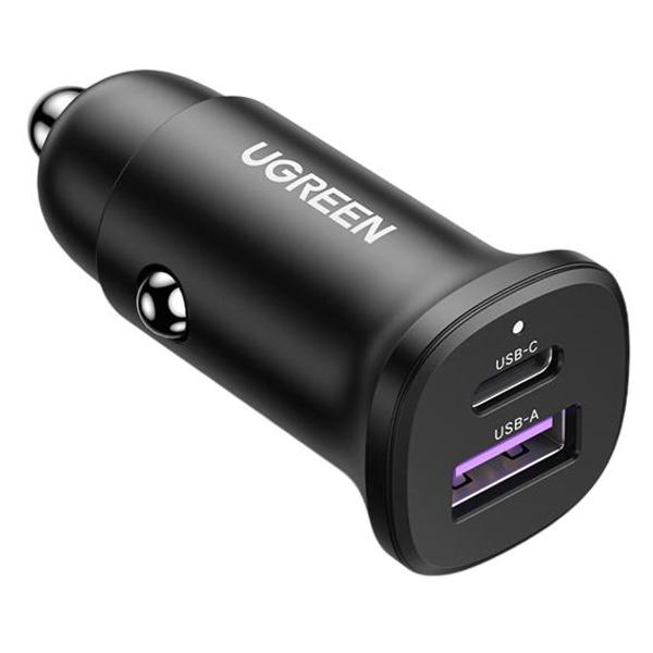 Автомобильное зарядное устройство uGreen EC305 черное фото