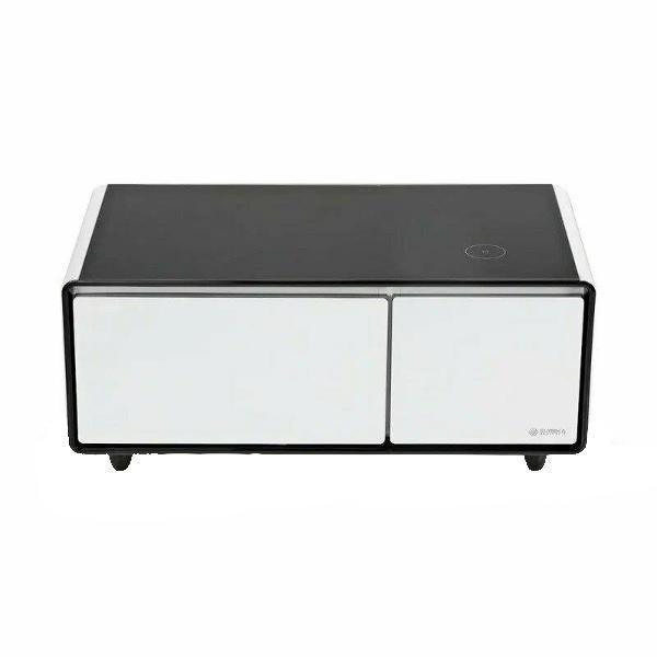 Стол журнальный Eureka TB90 черно-белый