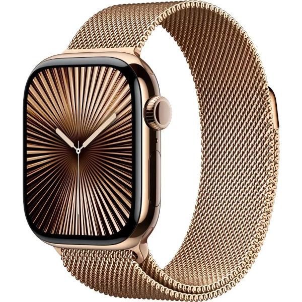 Смарт-часы Apple Watch Series 10 42mm Gold Titanium Case фото
