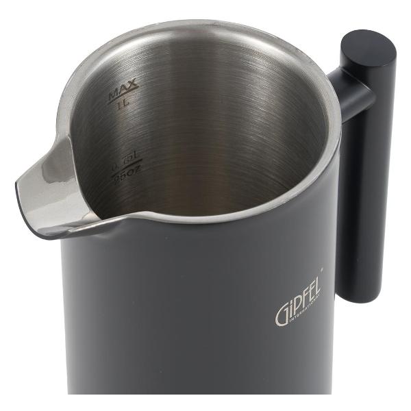 Френч-пресс Gipfel 52423 Deluxe Black, 1 л