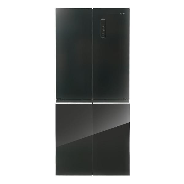 Холодильник Centek CT-1745 NF черный стекло фото