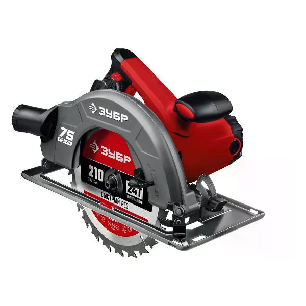 Электропила циркулярная Зубр ПД-75