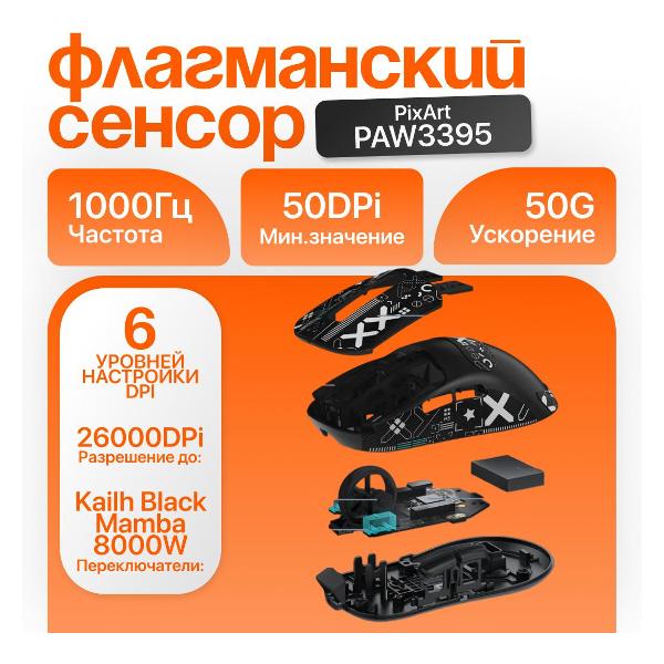 Игровая мышь Attack Shark X3