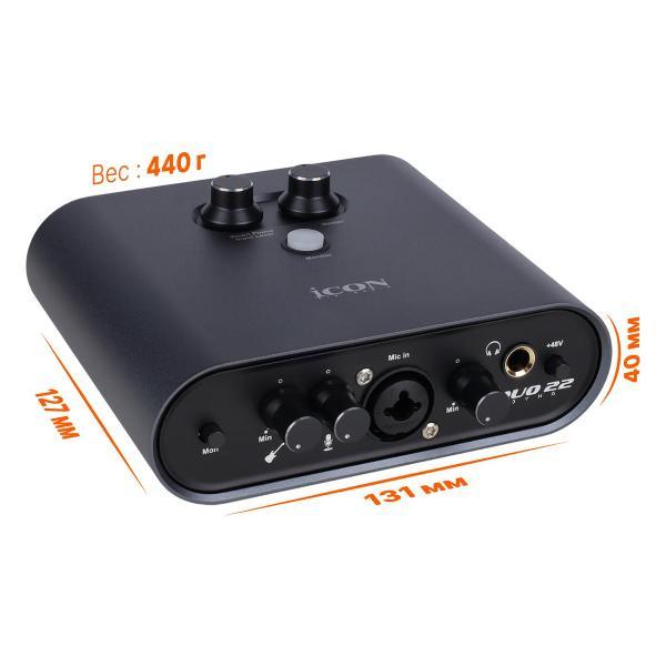 Внешняя звуковая карта iCON Duo22 Dyna B