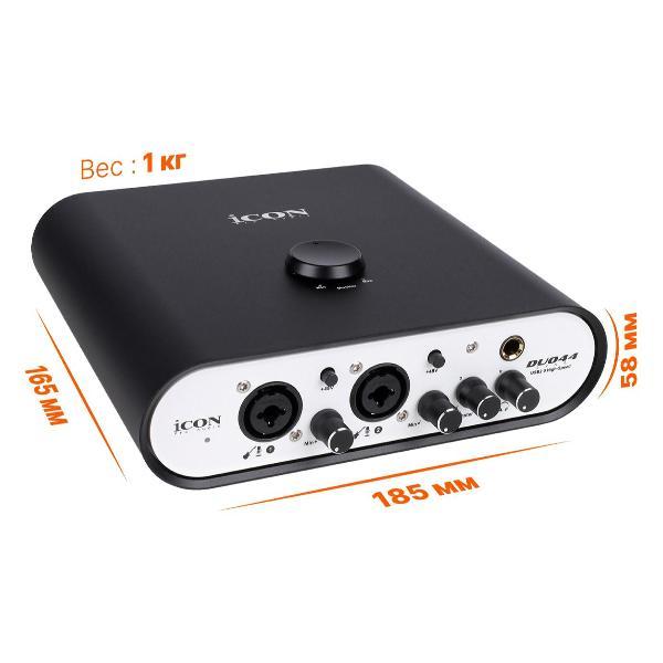 Аудио интерфейс USB iCON Duo44 Dyna B/W