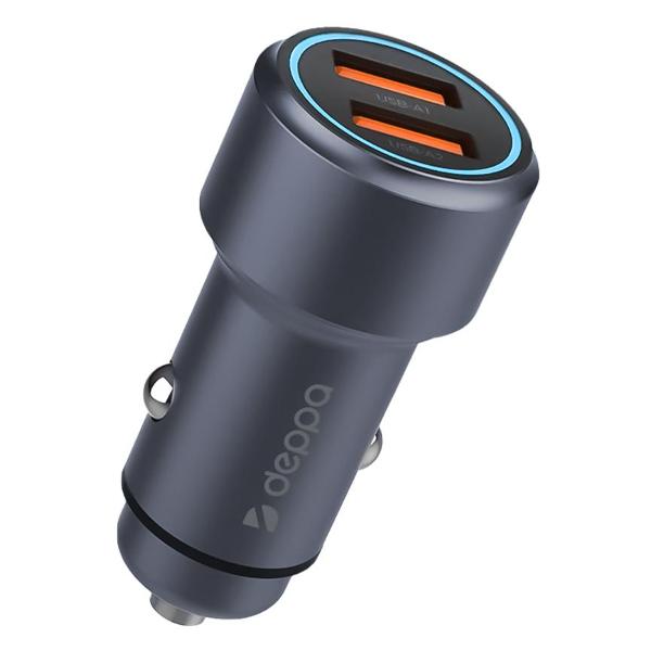 Автомобильное зарядное устройство Deppa 2xUSB-A Quick Charge 36W (11222)