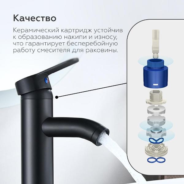 Смеситель HOMIUM One Black 02