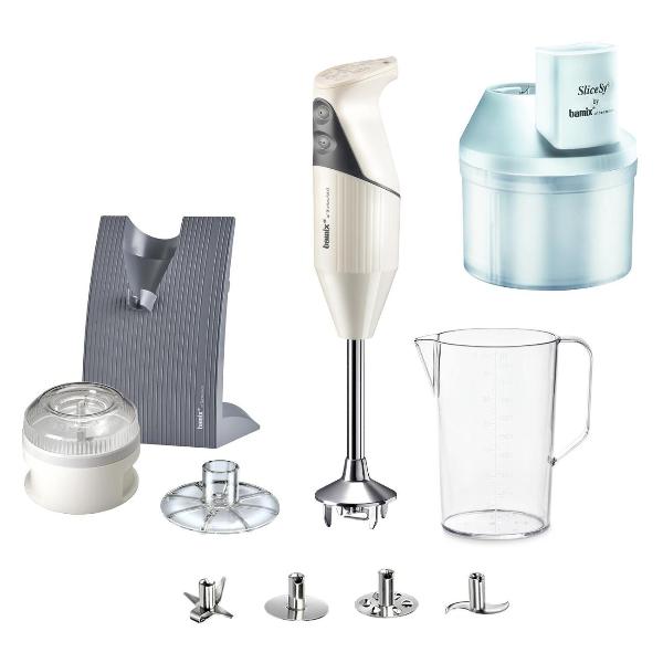 Погружной блендер Bamix SuperBox M200 кремовый