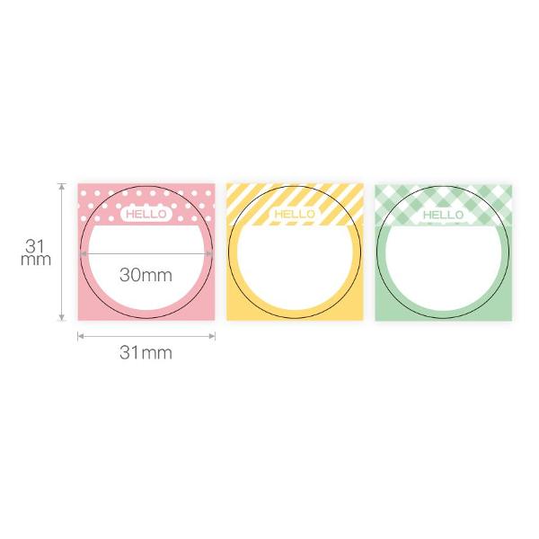 Термоэтикетка NIIMBOT T31*31-220 Hello цветная