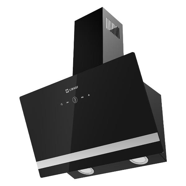 Вытяжка наклонная Libhof LV-4060 черный серый