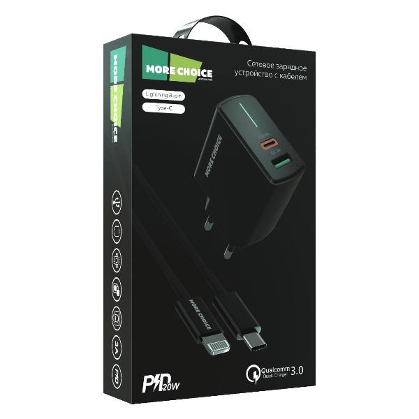 Сетевое зарядное устройство MoreChoice NC61i черное