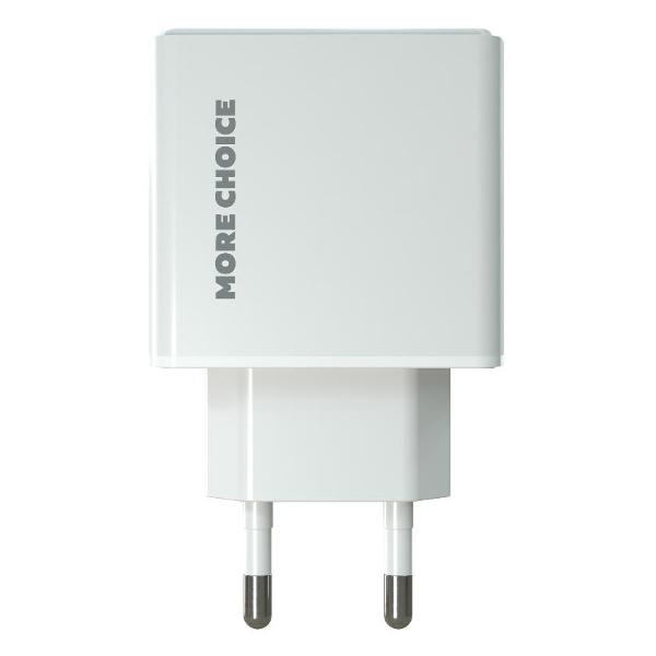 Сетевое зарядное устройство MoreChoice NC60i белое