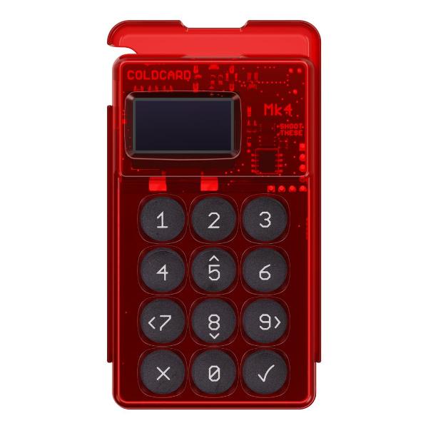 Криптокошелек CoinKite MK4 Red NFC