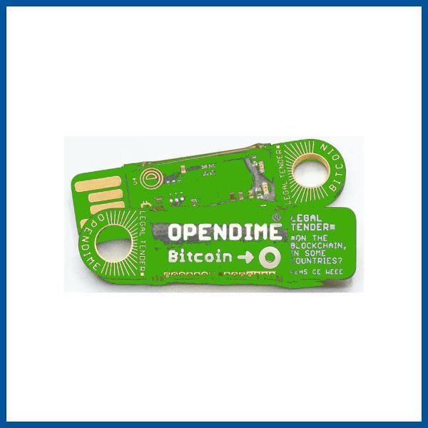 Криптокошелек CoinKite Opendime v4 зеленый