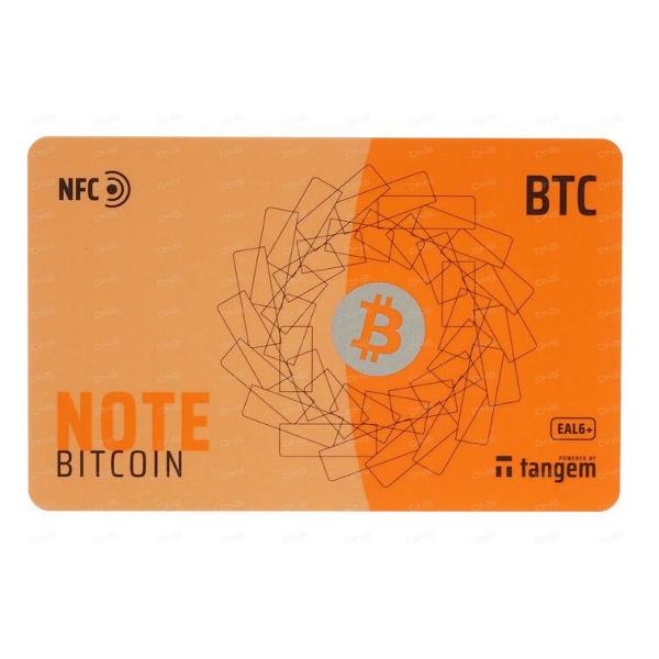 Криптокошелек Tangem Note BTC