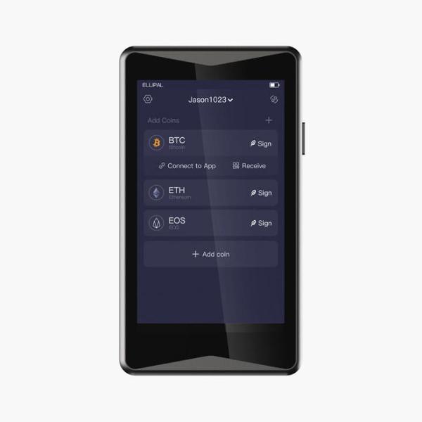 Криптокошелек Ellipal Titan 2.0 Gold Wallet