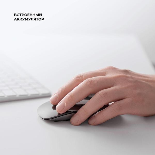 Мышь беспроводная Deppa Air Mouse черный 71108