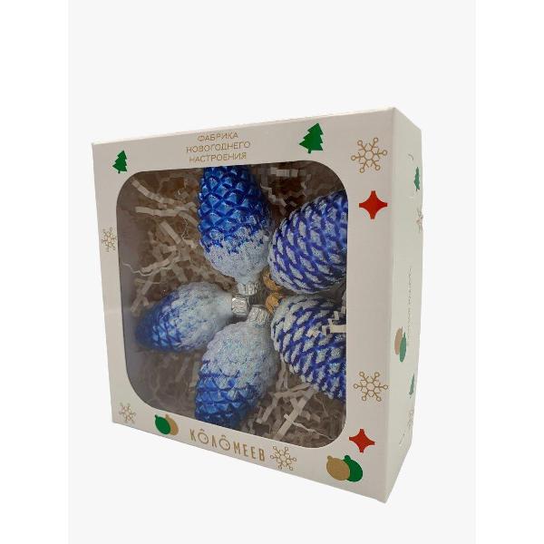 Елочное украшение Коломеев "Шишки 4" 5 фиг.