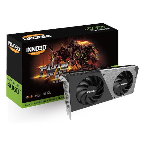 Видеокарта INNO3D RTX 4060 Ti Twin X2 (N406T2-16D6-178055N)