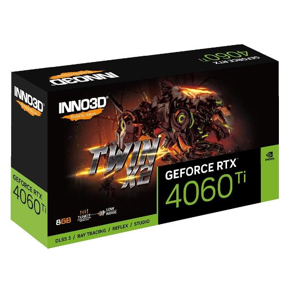 Видеокарта INNO3D RTX 4060 Ti Twin X2 (N406T2-08D6-171153N)