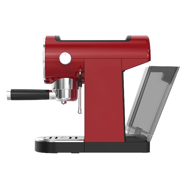 Кофеварка рожкового типа Tesler ECM-260 красный