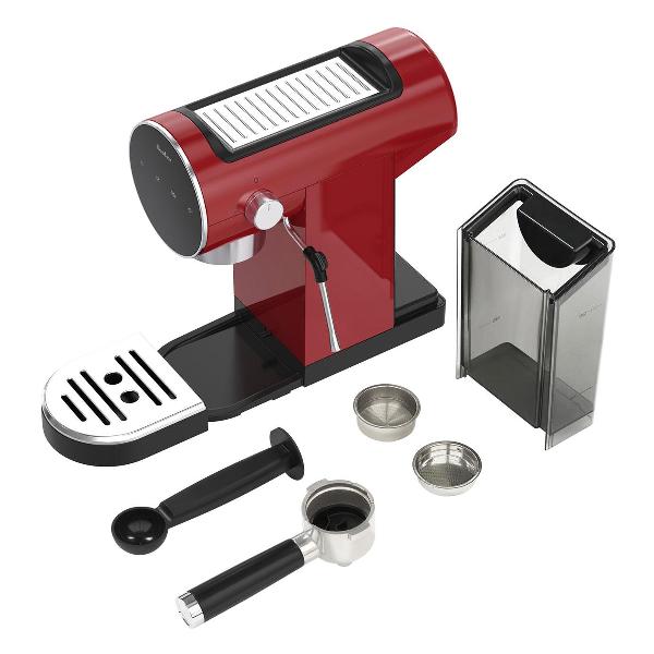 Кофеварка рожкового типа Tesler ECM-260 красный