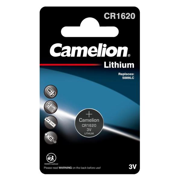 Батарейка литиевая Camelion CR1620-BP1