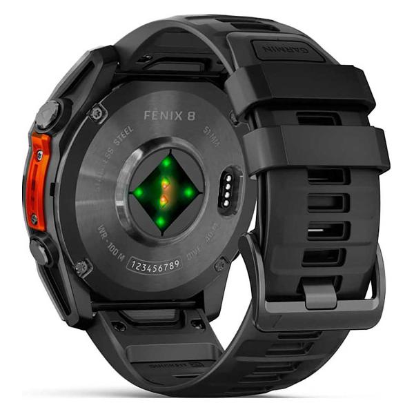 Смарт-часы Garmin Fenix 8 AMOLED 52mm черный