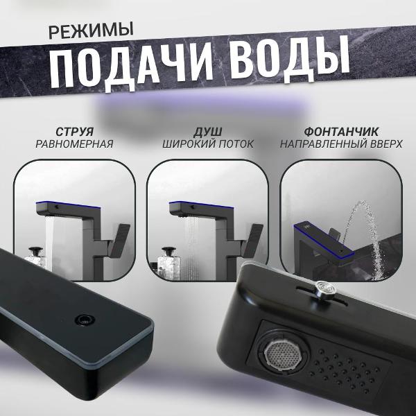 Смеситель HOMIUM Power 3 Black