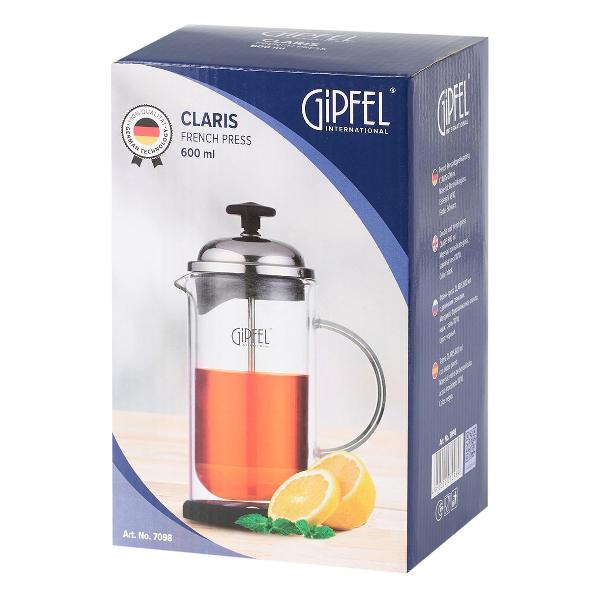 Френч-пресс Gipfel Claris, 600 мл