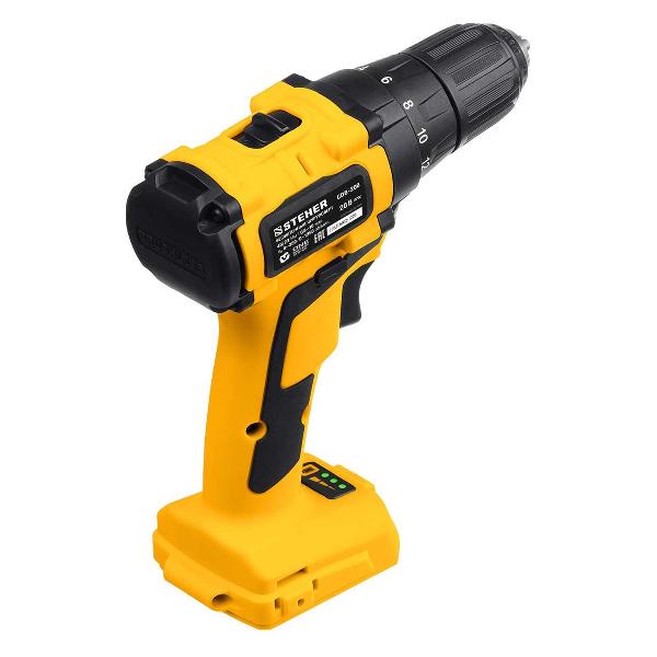 Шуруповерт аккумуляторный Steher CDB-200, без АКБ