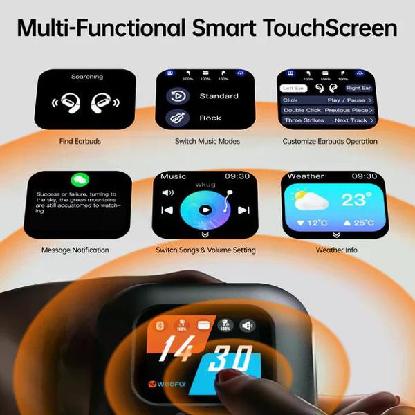 Наушники True Wireless Weofly TouchFits черный