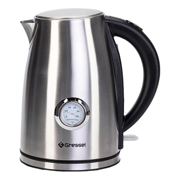 Электрочайник Gressel GRK-1109S серебристый