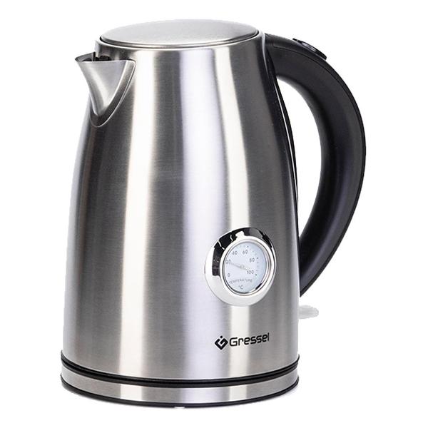 Электрочайник Gressel GRK-1109S серебристый