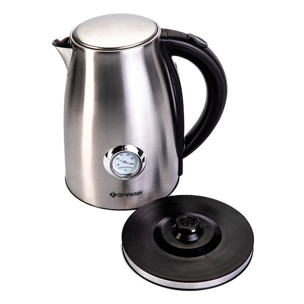 Электрочайник Gressel GRK-1109S серебристый