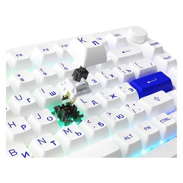 Игровая клавиатура Akko MOD007B PC Blue&White