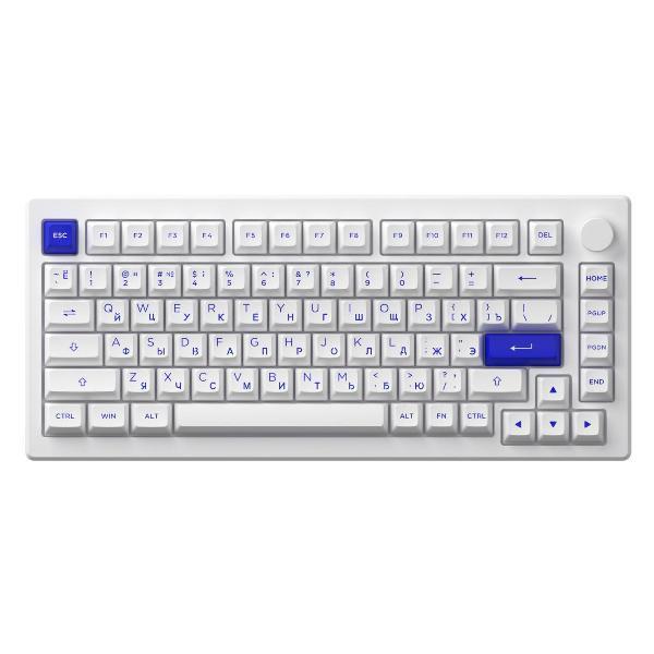Игровая клавиатура Akko MOD007B PC Blue&White