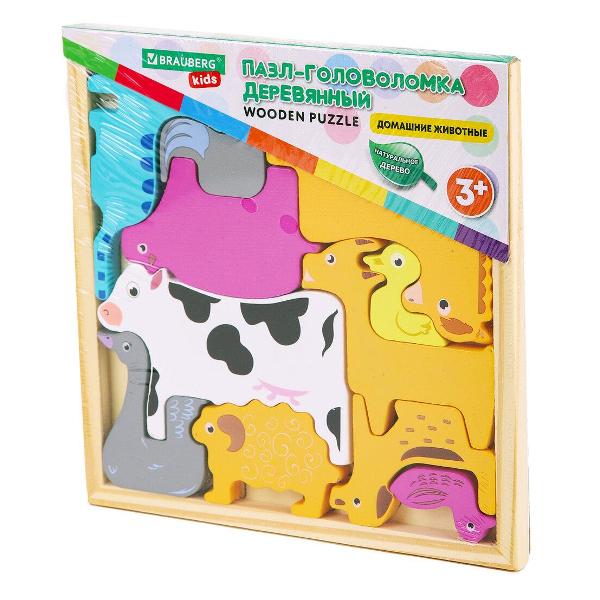 Конструктор детский Brauberg Домашние животные
