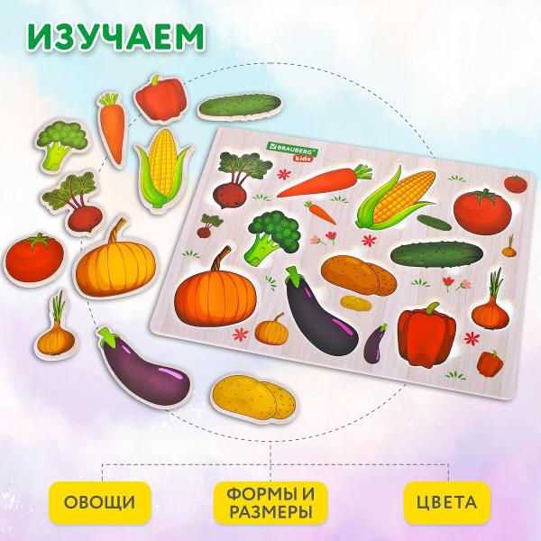 Конструктор детский Brauberg Овощи