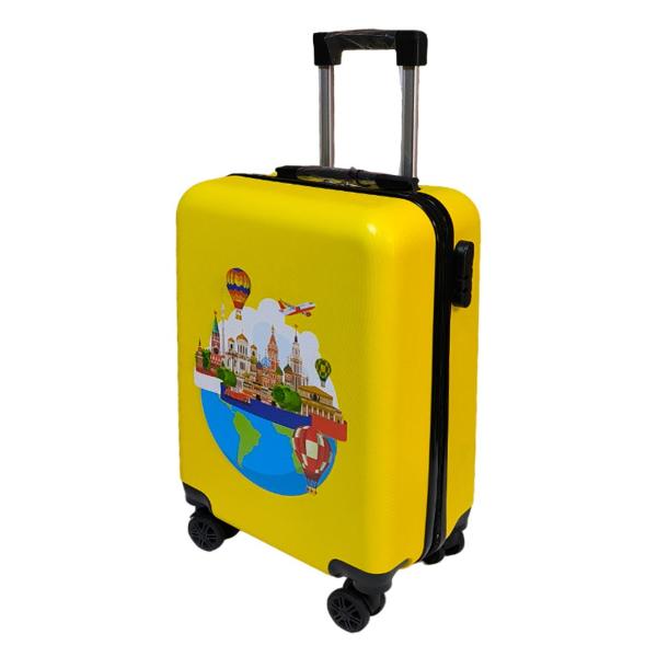Чемодан Lats S (арт.709) Москва, желтый