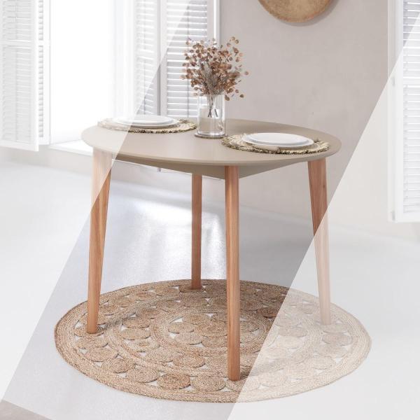 Стол обеденный Skyland LYKKE TR-90 тауп бук