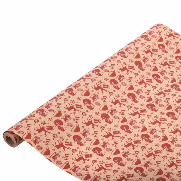 Бумага упаковочная Золотая сказка 0,7х10м Christmas Party 591947