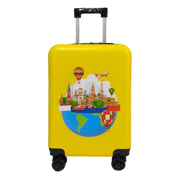 Чемодан Lats XS (арт.705) Москва, желтый