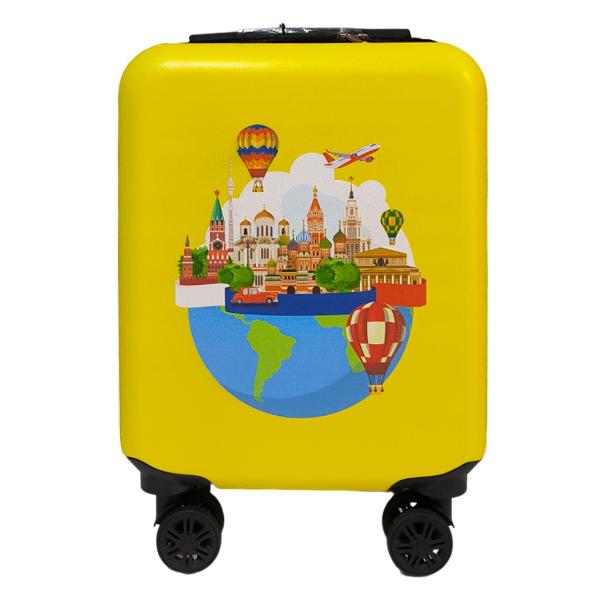 Чемодан Lats XS (арт.705) Москва, желтый